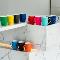 Кружка Good Morning с покрытием софт-тач, ver.2, ярко-розовая (фуксия)