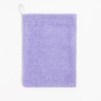 Набор для купания Крошка Я (полотенце-уголок 85*85&plusmn;2см,полотенце 40*55см, рукавица), цвет сиреневый