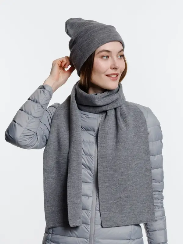 Шарф Real Talk, серый Шарф Real Talk, серый