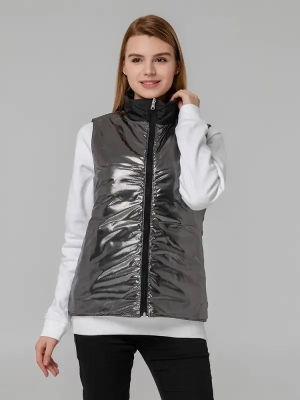 Жилет двусторонний Climb, черный, размер XL