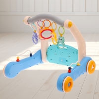 Развивающий коврик-каталка &laquo;Сафари&raquo;, 2 в 1, звуковые эффекты, цвет синий