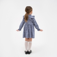 Платье детское KAFTAN "Листочки", р. 36 (134-140), синий