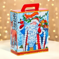 Новый год. Подарочная коробка Новогодняя Презент "В гостях у сказки" с анимацией 15,5 х 7 х 19 см. Новый год. Подарочная коробка Новогодняя Презент "В гостях у сказки" с анимацией 15,5 х 7 х 19 см.