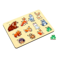 Вкладыш &laquo;Животные леса&raquo;, 12 вкладышей