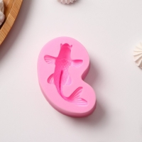 Молд Доляна &laquo;Рыбка&raquo;, силикон, 7,2&times;4,7&times;2,3 см, цвет розовый