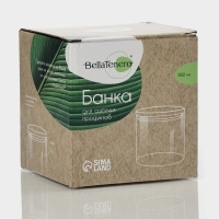 Банка стеклянная для сыпучих продуктов с бамбуковой крышкой «Эко», 550 мл, 10×10,5 см Банка стеклянная для сыпучих продуктов с бамбуковой крышкой «Эко», 550 мл, 10×10,5 см