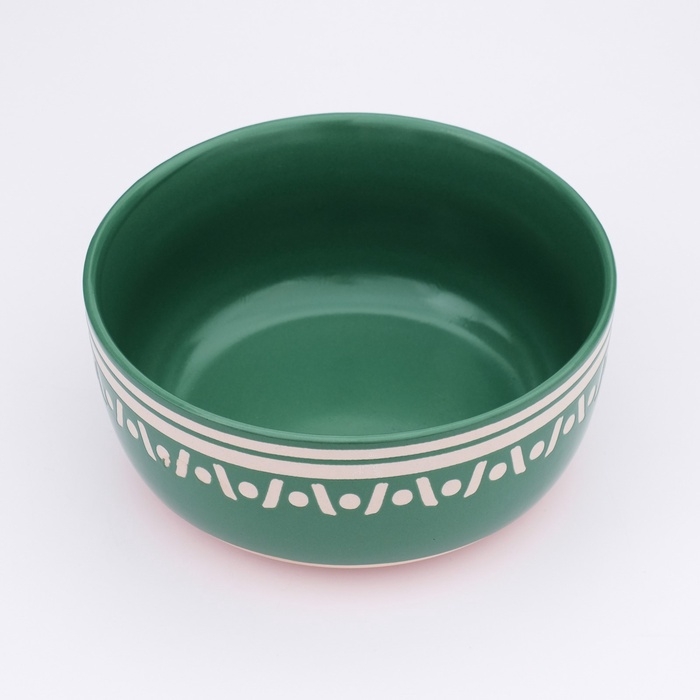 Глубока тарелка Глубока тарелка "Орнамент", 15х7 см, 700 мл