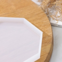 Молд Доляна «Восьмиугольник», силикон, 14×14×1,2 см, прозрачный Молд Доляна «Восьмиугольник», силикон, 14×14×1,2 см, прозрачный