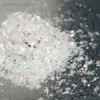 Снег искусственный сыпучий для декора &laquo;Блёстки&raquo; 110 г