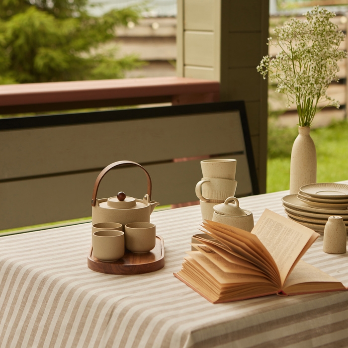 Скатерть SL HOME  "Strict line" 180х140см, лен 100%, 180 гр/м2