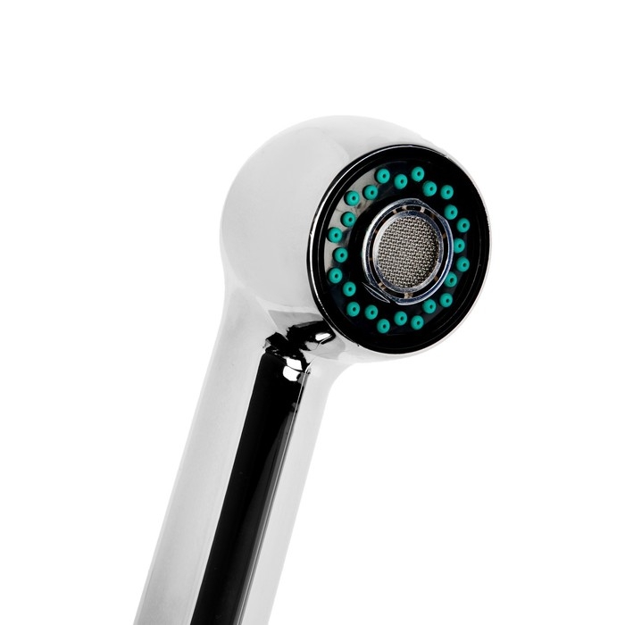 Смеситель для кухни ZEIN ZC2041, однорычажный, картридж 35 мм, с выдвижной лейкой, хром