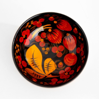 Розетка, 10&times;4 см, хохлома