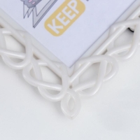 Фоторамка пластик L-7 10х15 см Перламутр (пластиковый экран)