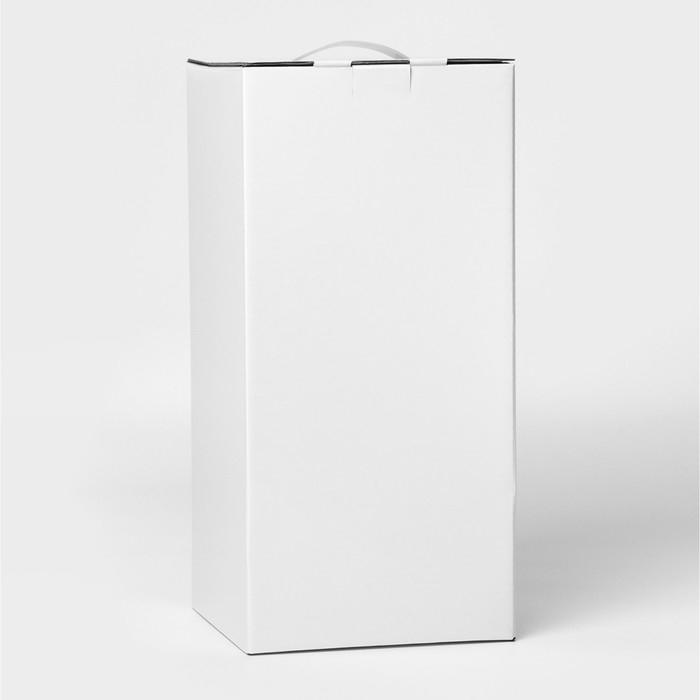 Набор кухонный на подставке &laquo;Изгиб&raquo;, 5 предметов: 4 ножа, лезвие 7,5 см, 10 см, 13 см, 15 см, овощечистка, цвет красный