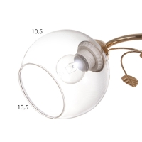 Люстра "Алеста" 3х60Вт Е27 Золото 52х52х23см Люстра "Алеста" 3х60Вт Е27 Золото 52х52х23см