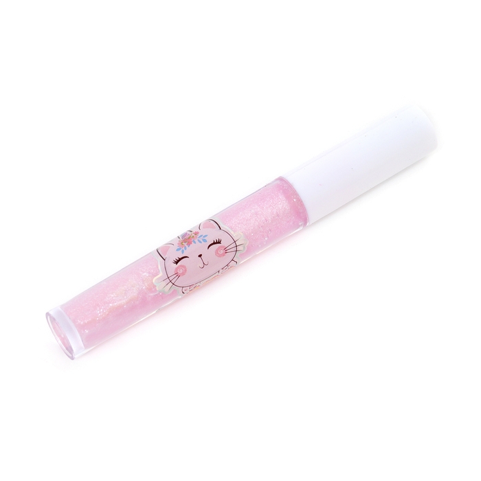 Набор косметики для девочки Набор косметики для девочки "Чемодан на колёсах", сиреневый, с накладными ногтями