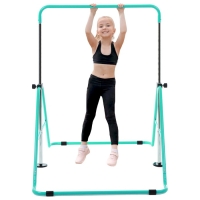 Гимнастическая перекладина детская с регулируемой высотой, цвет зелёный Гимнастическая перекладина детская с регулируемой высотой, цвет зелёный