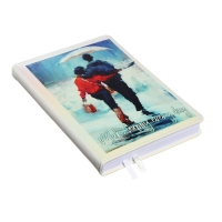 Ежедневник недатированный A5, 160 листов, deVENTE.Couple with umbrella, твёрдая обложка из искусственной кожи с поролоном, 2 ляссе, блок 70 г/м2 Ежедневник недатированный A5, 160 листов, deVENTE.Couple with umbrella, твёрдая обложка из искусственной кожи с поролоном, 2 ляссе, блок 70 г/м2