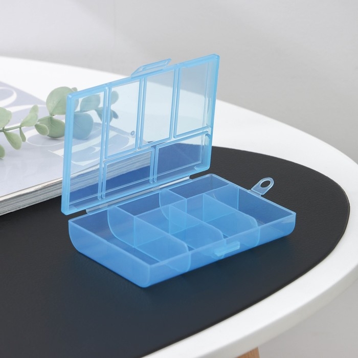 Органайзер для хранения, 6 ячеек, 12&times;8,5&times;2,5, цвет МИКС