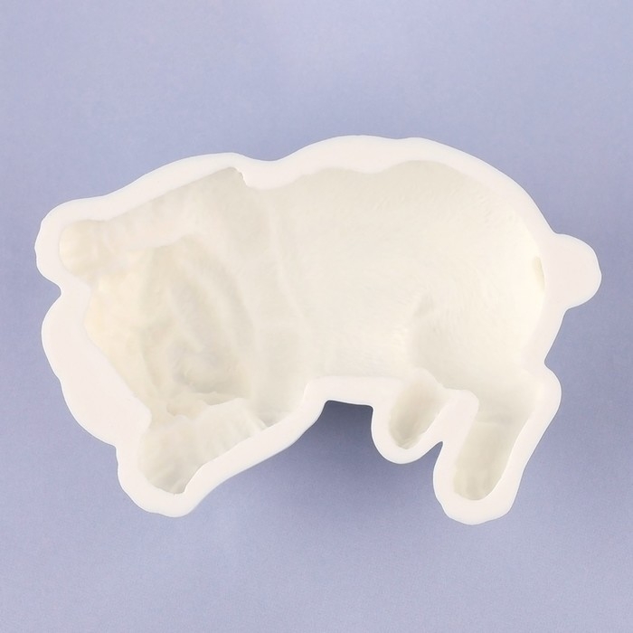 Молд &laquo;Пёсик&raquo;, силикон, 9,5&times;7&times;3,2 см, цвет белый