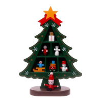 Новогодний сувенир «Ёлка с ячейками под подарки», 14,5 × 19,5 см, зелёная Новогодний сувенир «Ёлка с ячейками под подарки», 14,5 × 19,5 см, зелёная