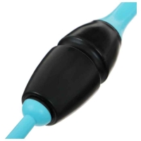 Булавы для художественной гимнастики вставляющиеся Grace Dance, 46 см, цвет голубой/чёрный Булавы для художественной гимнастики вставляющиеся Grace Dance, 46 см, цвет голубой/чёрный