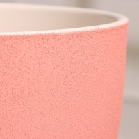 Горшок цветочный "Круглый рельеф" розовый рельеф 6 л Горшок цветочный "Круглый рельеф" розовый рельеф 6 л