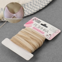 Резинка ажурная бельевая, 13 мм, 10 &plusmn; 1 м, цвет бежевый