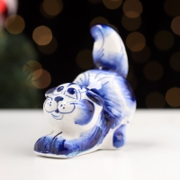 Сувенир  &laquo;Котик&raquo;, гжель