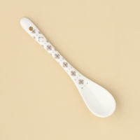 Ложка сувенирная &laquo;Счастье живёт на кухне&raquo;, керамика, 2,5 х 12,5 см.