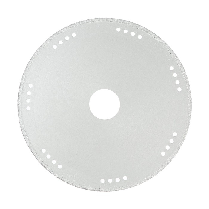 Диск алмазный отрезной ТУНДРА ПРОФИ, по металлу, высокий ресурс, сухой/мокрый рез, 125х22 мм