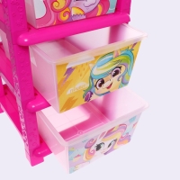 Комод &laquo;Милые единорожки&raquo;, 4 секции