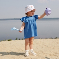 Платье Крошка Я BASIC LINE, рост 62-68 см, синий