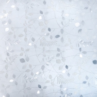 Витражная плёнка «Листики», 45×200 см, цвет прозрачный Витражная плёнка «Листики», 45×200 см, цвет прозрачный