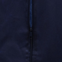 Чехол для одежды с окном, 60&times;140 см, спанбонд, цвет синий