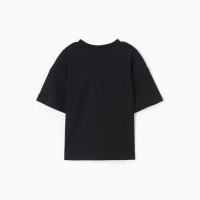 Футболка для девочки, цвет черный, рост 116 см