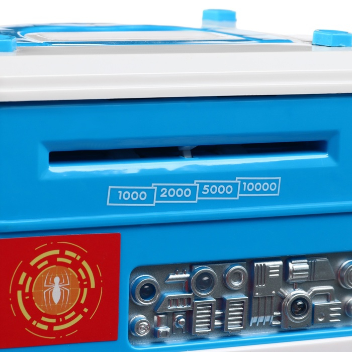 Копилка сейф, 20 см х 14,5 см х 14 см Копилка сейф, 20 см х 14,5 см х 14 см "Спайдер-мен", Человек-паук