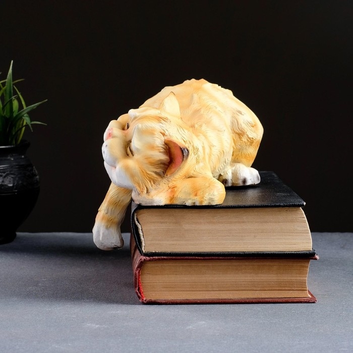 Садовая фигура Садовая фигура "Спящий Кот" 22х14х11см