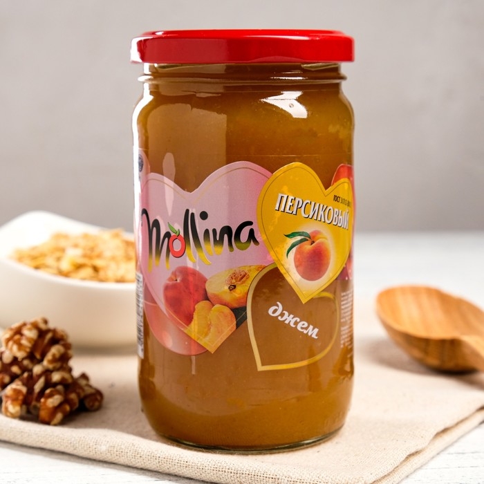 Джем Mollina персиковый, 450 г Джем Mollina персиковый, 450 г