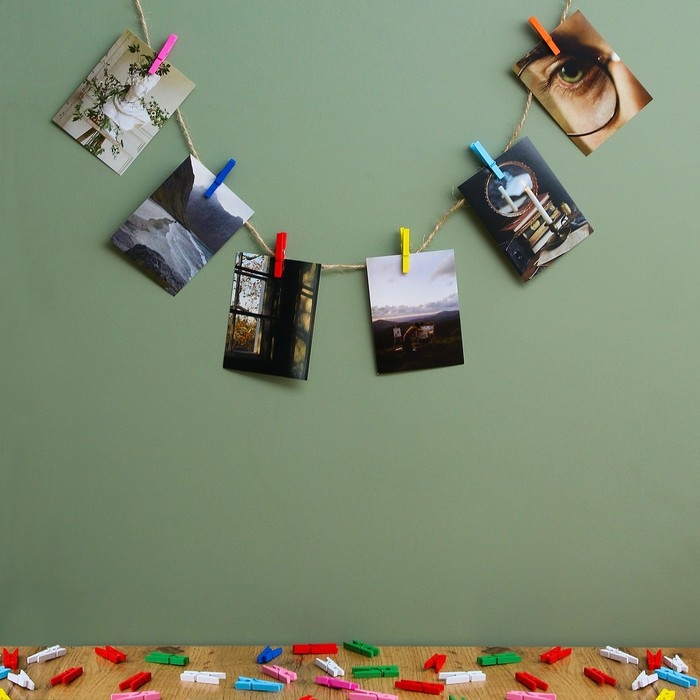 Набор прищепок для декора &laquo;Классика&raquo; 50 шт., 1 шт. &mdash; 3 см, МИКС