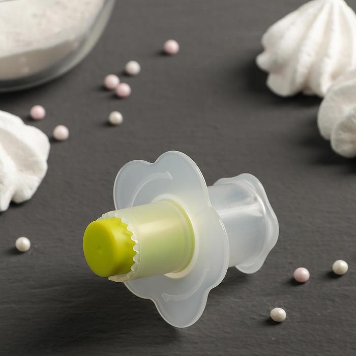 Плунжер кондитерский для заполнения начинкой выпечки Доляна, 6,5&times;4,5&times;3 см, цвет МИКС