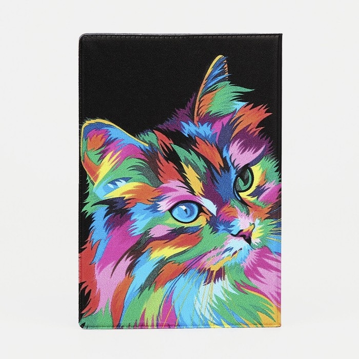 Обложка для паспорта, цвет разноцветный