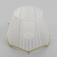 Абажур "Буржуа" белый Е27/Е14 25х25х19 см Абажур "Буржуа" белый Е27/Е14 25х25х19 см