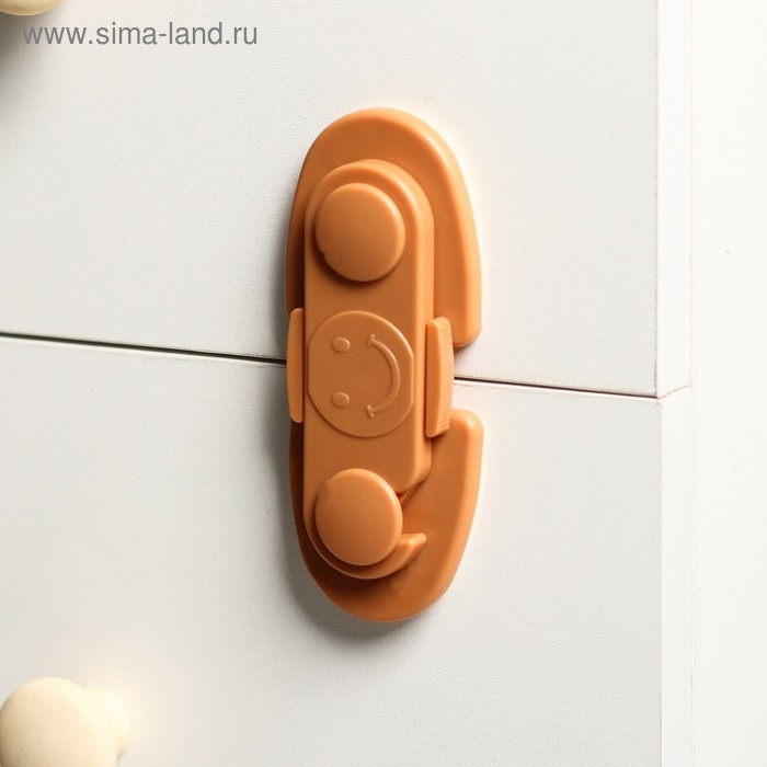 Блокиратор для дверей и ящиков, цвет коричневый, Крошка Я