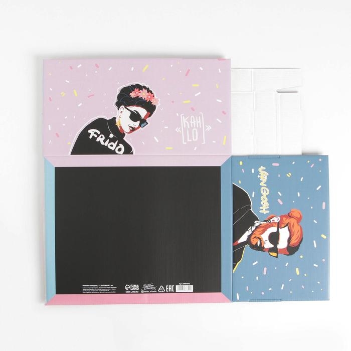 Коробка подарочная складная, упаковка, ART, 31 х 25.5 х 16 см