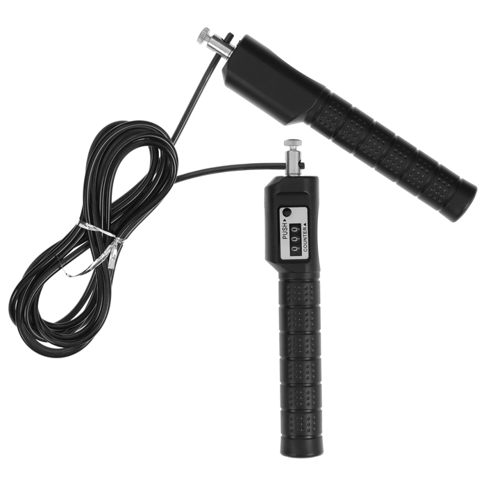 Скакалка скоростная ONLYTOP, со счётчиком, 3 м, цвета МИКС