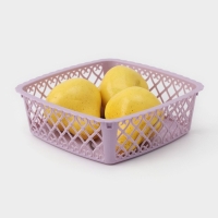 Ваза для хлеба и фруктов Amor, 20×6 см, цвет МИКС Ваза для хлеба и фруктов Amor, 20×6 см, цвет МИКС