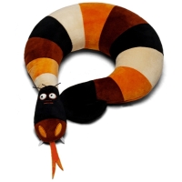 Мягкая игрушка-подушка "Змея Фрида", цвет бежевый, 40 см ЗФШ/40/беж Мягкая игрушка-подушка "Змея Фрида", цвет бежевый, 40 см ЗФШ/40/беж