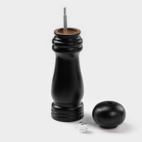 Мельница для специй Доляна, 17×4,5 см, металлический механизм, цвет чёрное дерево Мельница для специй Доляна, 17×4,5 см, металлический механизм, цвет чёрное дерево