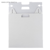 Коробка универсальная с ручкой, белая, 34,5 х 8 х 27 см